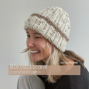 Little Extra Beanie Pattern (Crochet)
